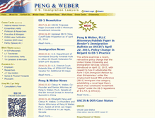 Tablet Screenshot of pengweber.com